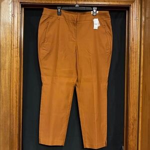 NWT Size 20 Lane Bryant Ginger 4-Season Signature Fit Slim Ankle Mid Rise (ABBA)